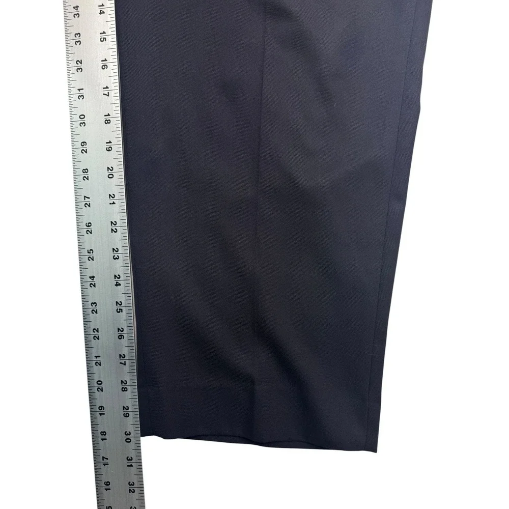 Joseph Feiss 48x30 Navy Blue Dress Suit Pants Trousers Classic Fit Flat Front